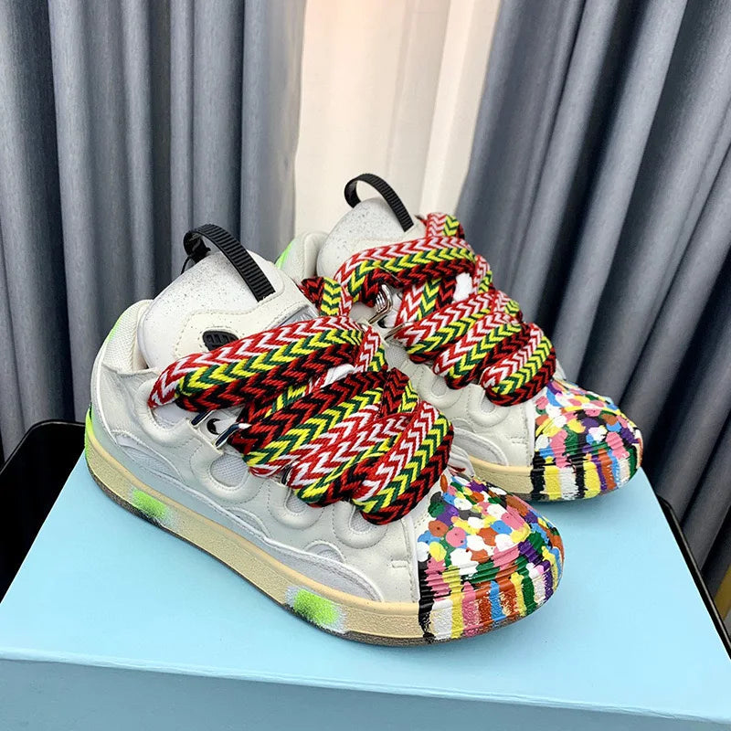 Lanvin Curb Sneakers