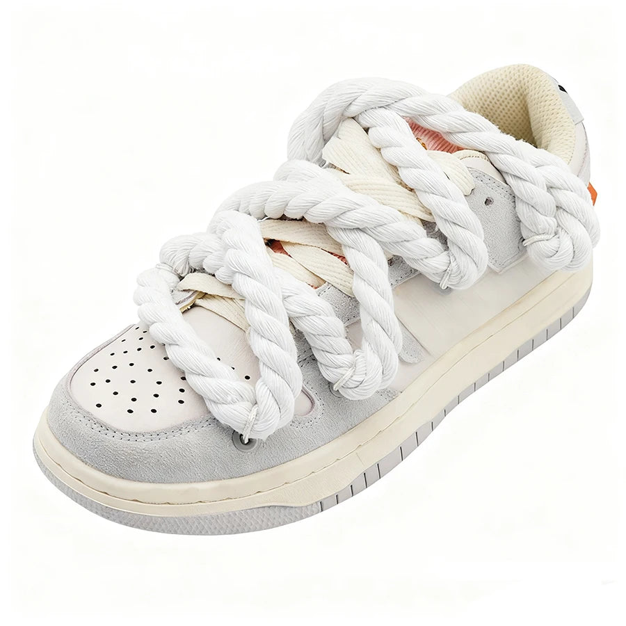 Solid Color ‘Bold Twist Shoe Laces